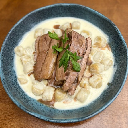 Gnocchi de banana da terra