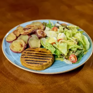 Hambúrguer vegano/Vegan burger
