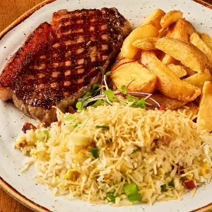 Bife de chorizo grelhado / Grilled chorizo steak